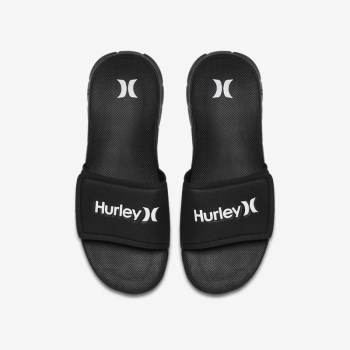 Nike Hurley Fusion Slide - Férfi Szandál - Fekete/Fehér